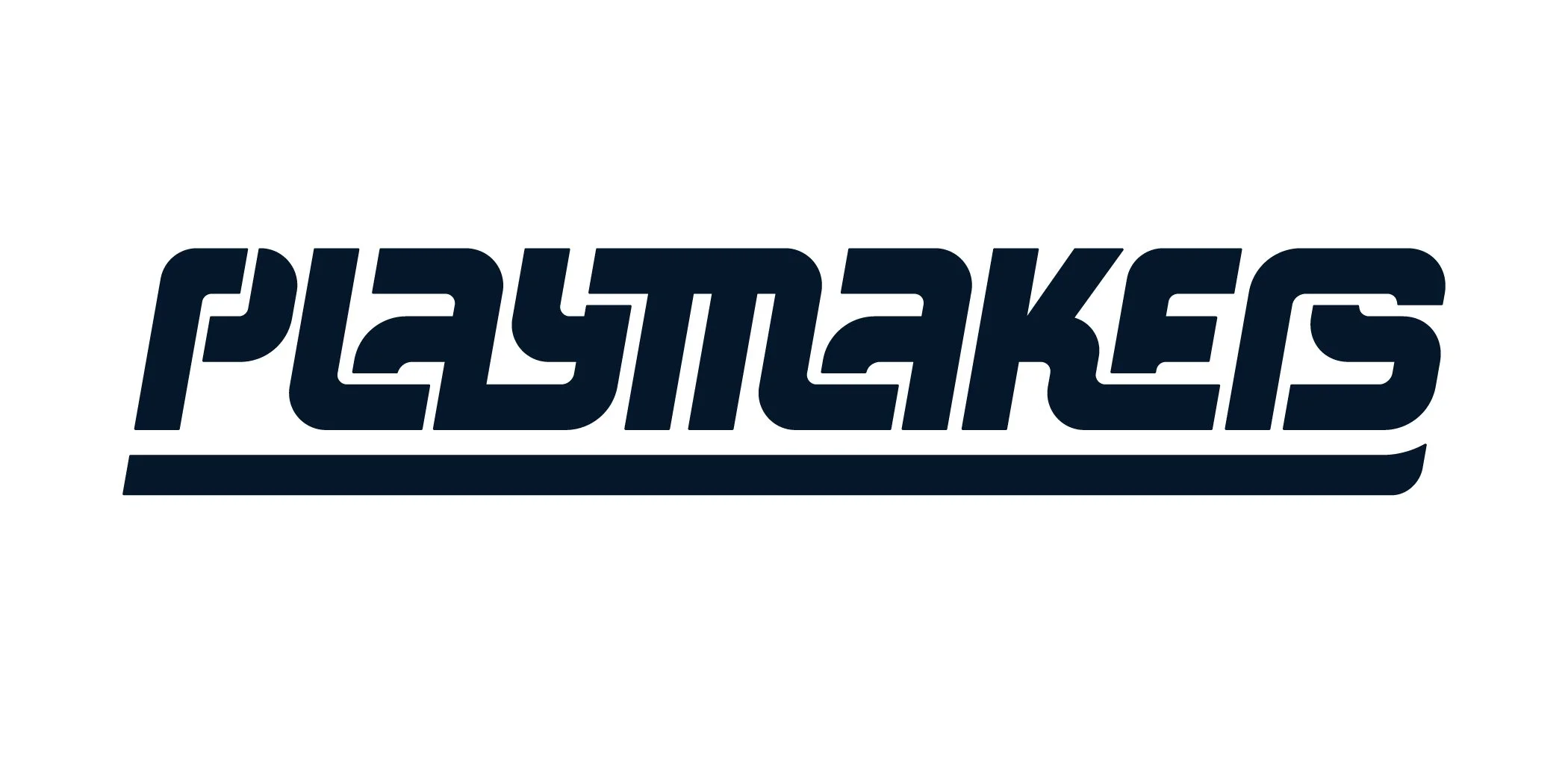PLAYMAKERS custom wordmark designed by Omar Garcia for San Diego FC