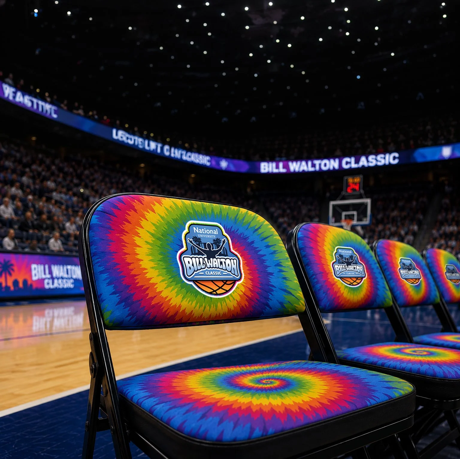 Bill Walton Classic courtside chairs