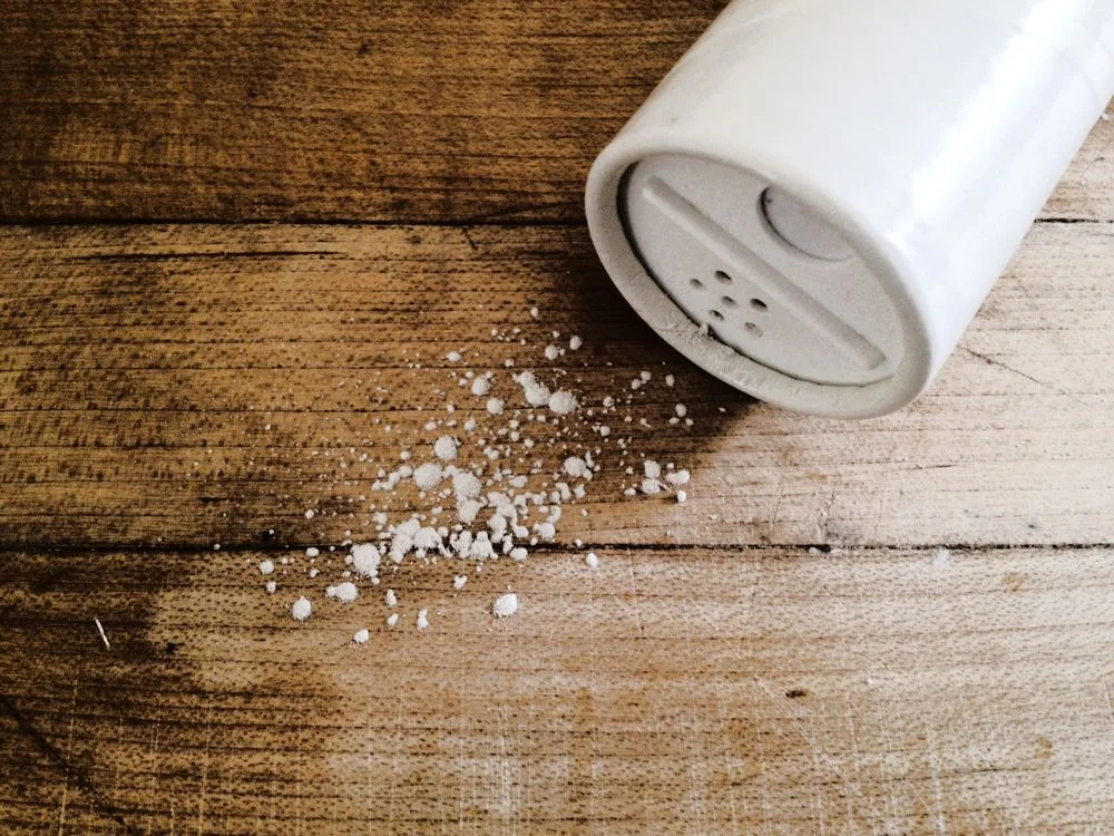 The easy peasy, pure & soothing baby powder I made last night.