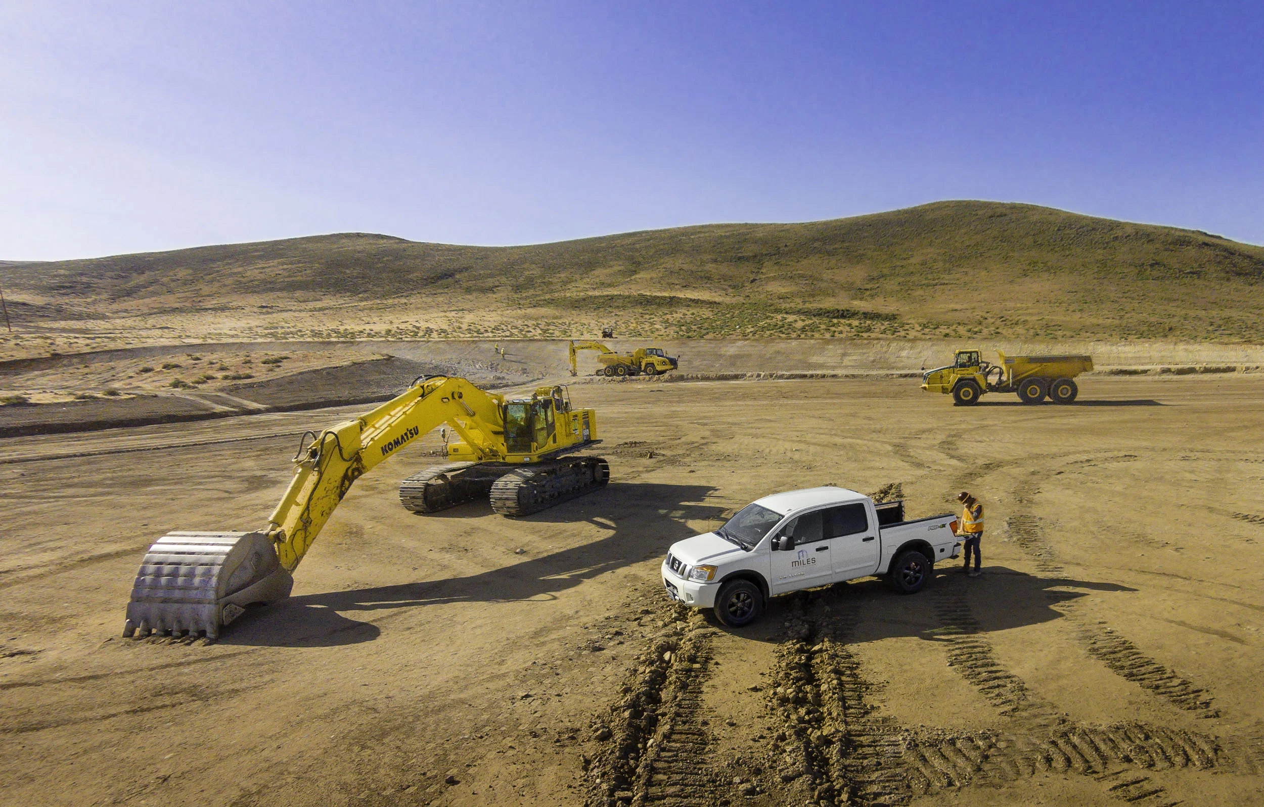 Industrial jobsite photography for construction company