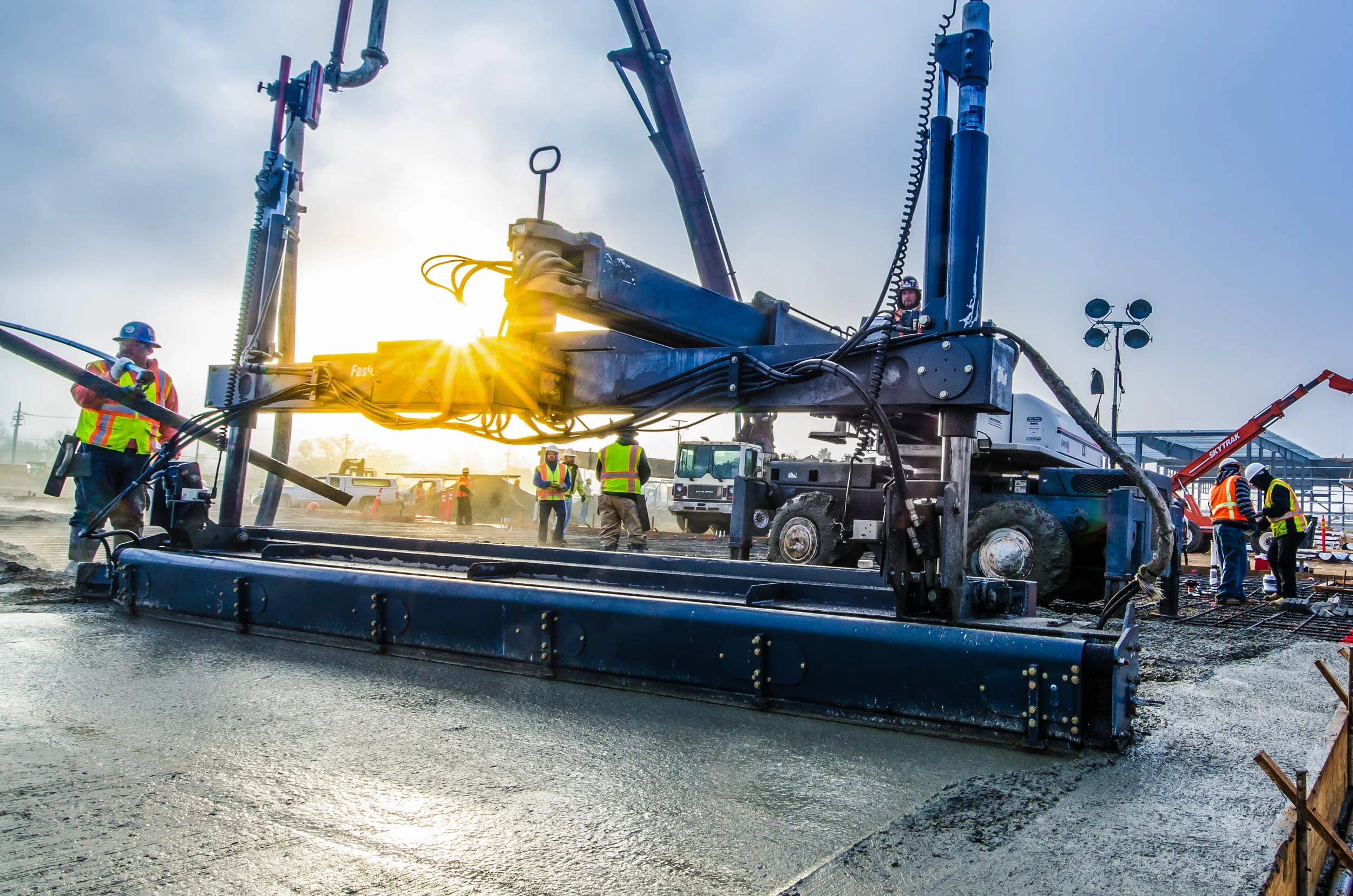 Construction photography at Siemens in Sacramento