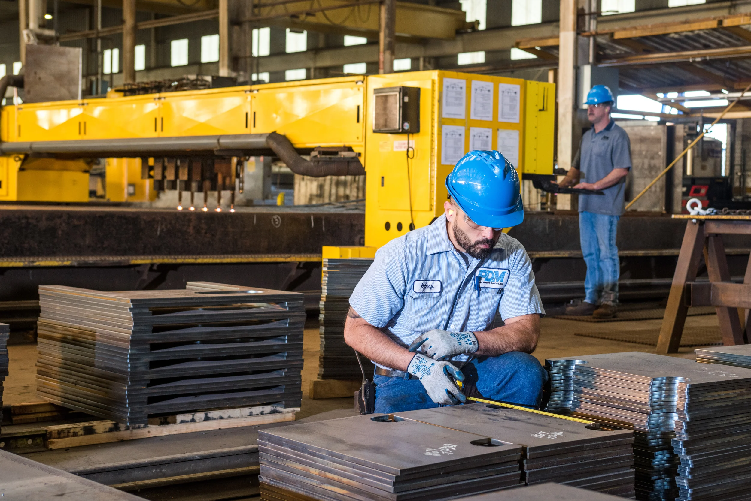 Factory Metal Fabrication Advertising Image