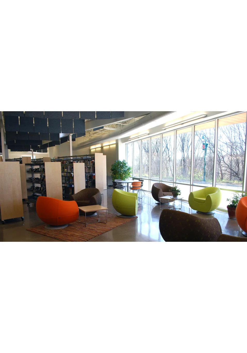 St. Croix Falls Public Library and Public Plaza - St. Croix Falls, WI