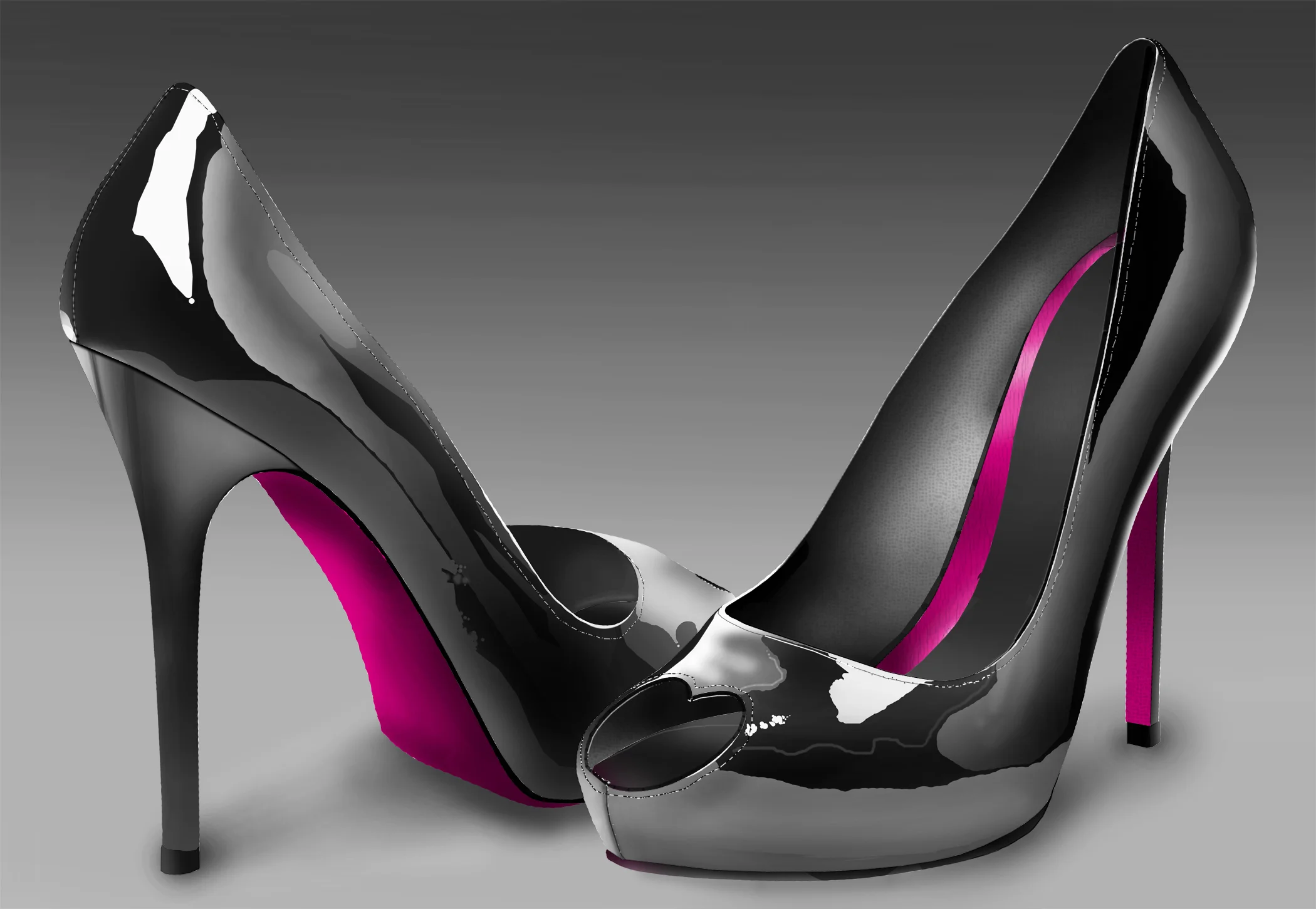 2-D CAD design - rendered with Photoshop 5.0 (2010)