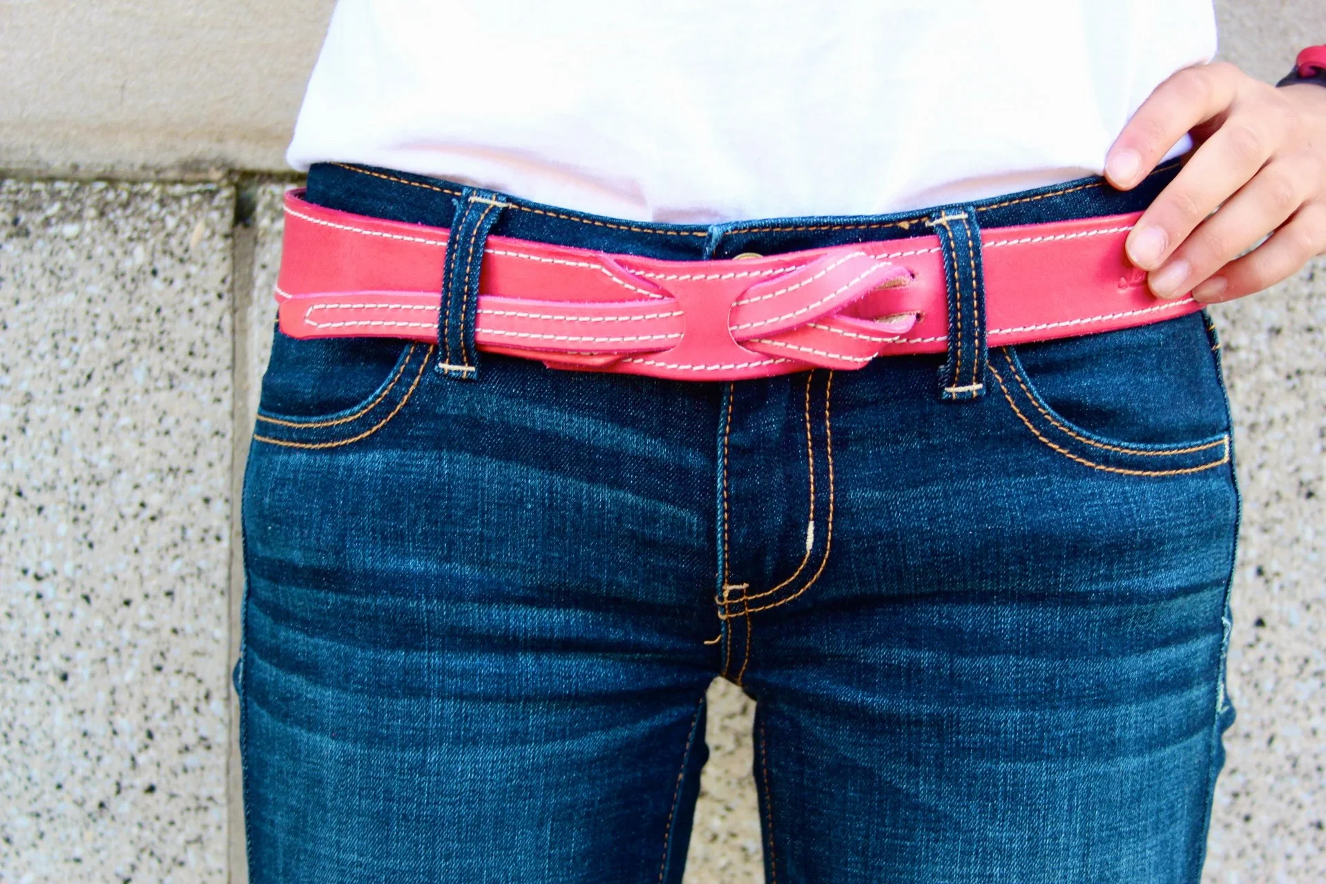 Rose Cinch Knot Belt