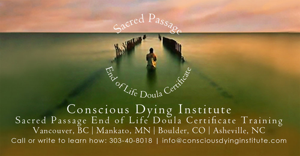 Join Francesca in the upcoming Boulder End of Life Doula Training Beginning August 24th!