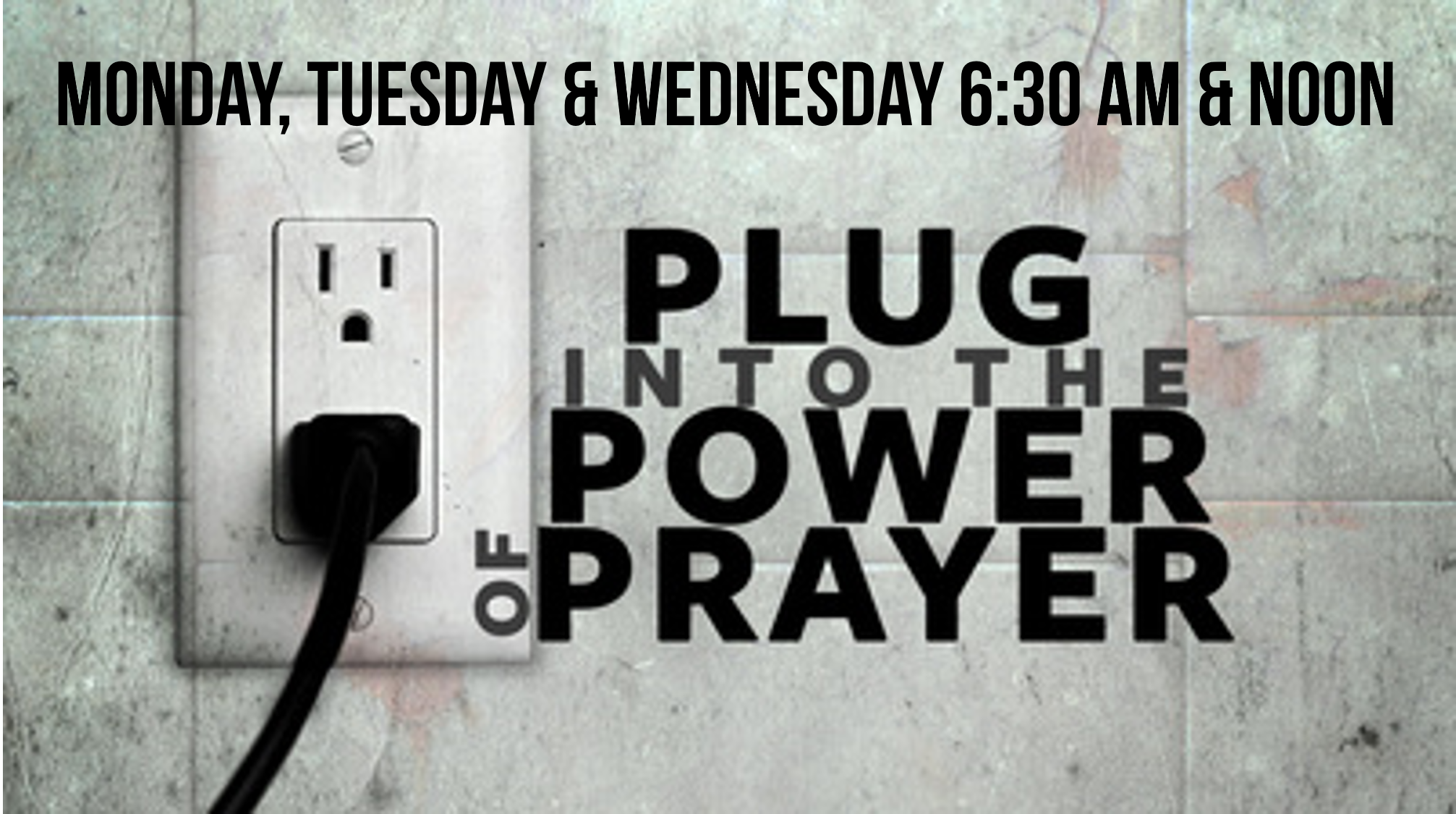We are staring our 14 day fast on Sunday, January 3. To get the year off to a great start we are offering 6 times of prayer at the church Monday the 4th through Wednesday the 6th. 