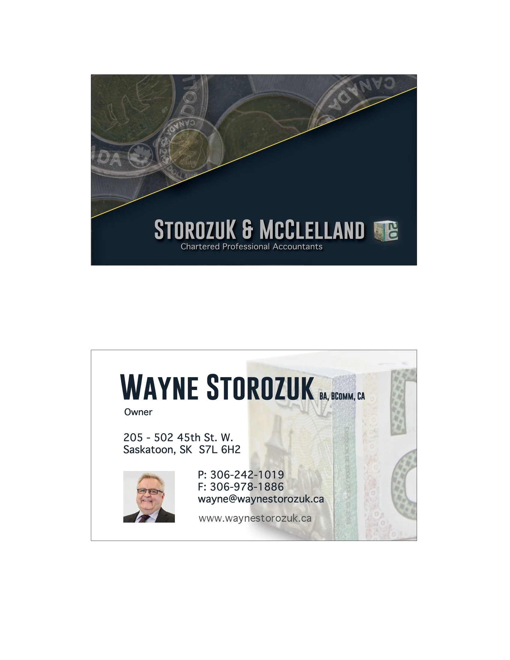 Rebrand business card