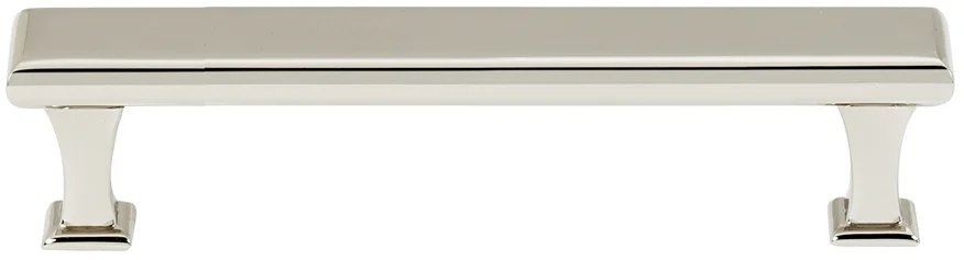 106A310-4-PN Manhattan handle 4in ctc solid brass polished nickel finish. Also available in satin nickel, polished chrome and bronze.