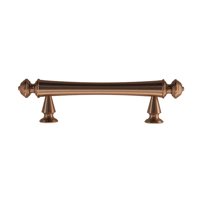 2361425-BN Classic elegance handle 3in ctc 4-3/4in overall. Solid brass with satin nickel finish. Two other sizes & four finishes available.