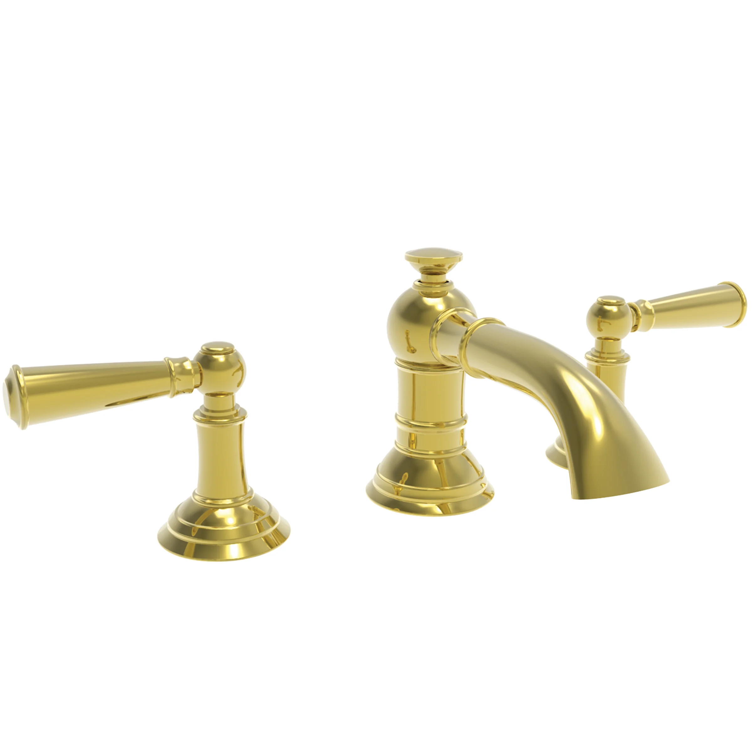 2282430-01 Aylesbury lav faucet shown in Forever Brass. Also offered with cross handles. Available in 27 finishes .