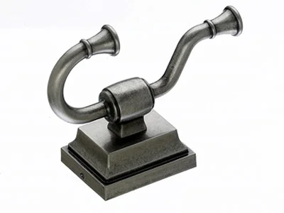 183STK2AP Stratton hook antique pewter. Available in five finishes.