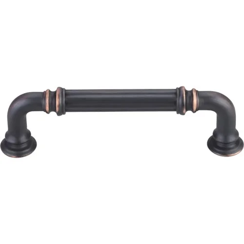 183TK322UM Reeded handle 3-3/4" ctc shown in umbrio bronze. Available in several sizes and finishes.