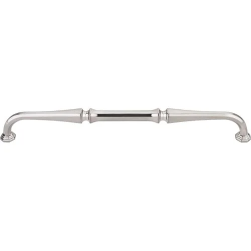 183TK344BSN Chalet handle 9" ctc shown in satin nickel. Available in several sizes and finishes.