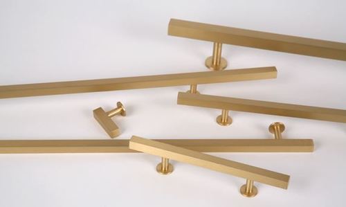 M O D E R N Take On Brass The Knobbery Cabinet Hardware Door
