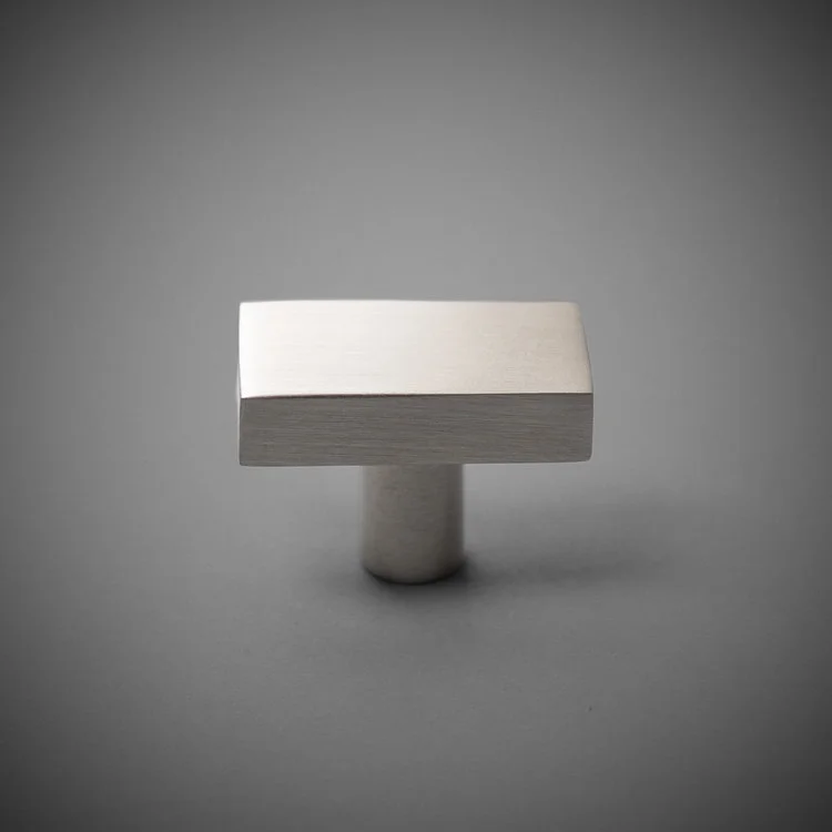 245CK092-BN Flat rectangle plain 1-1/2” brushed nickel. Available in additional finishes.