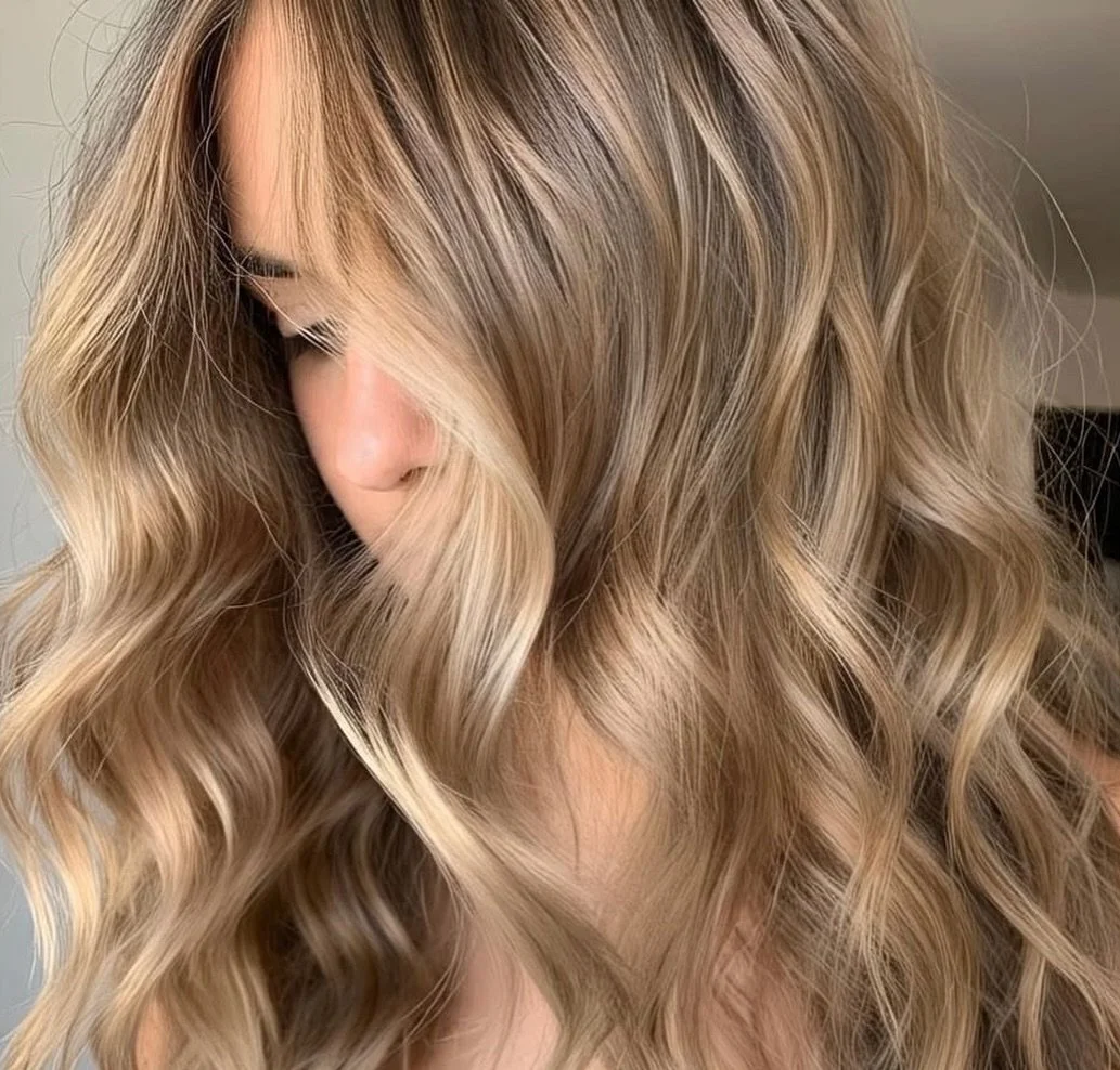 When your hair matches the sun and your soul matches the sea 🌊 ☀️