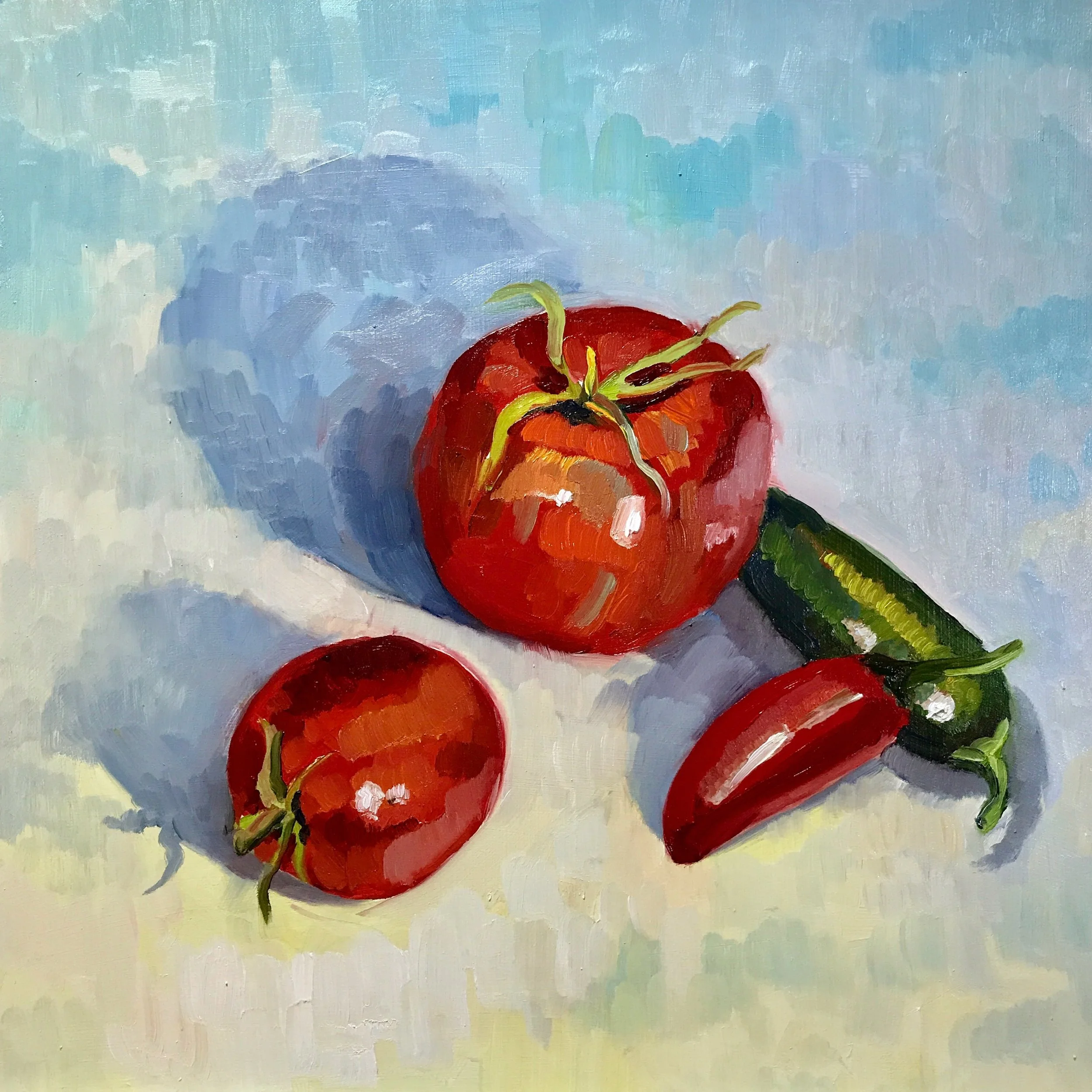 Tomatoes and Peppers