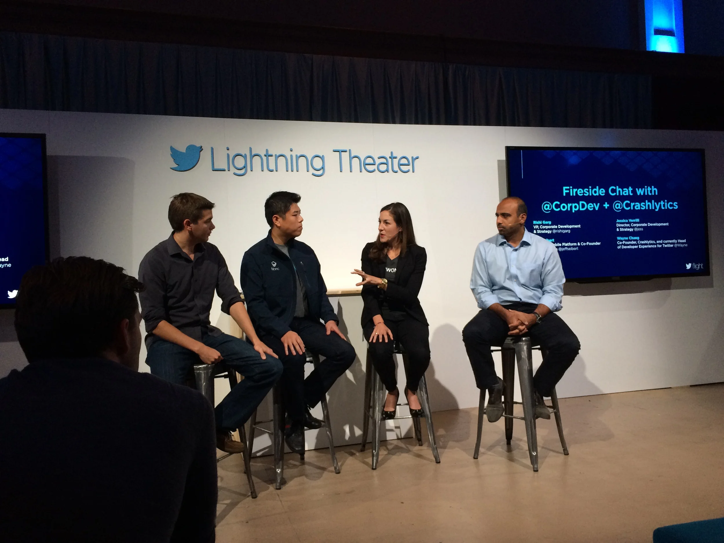 Inside the M&A Process - small panel discussing learnings from the acquisition of Crashlytics.