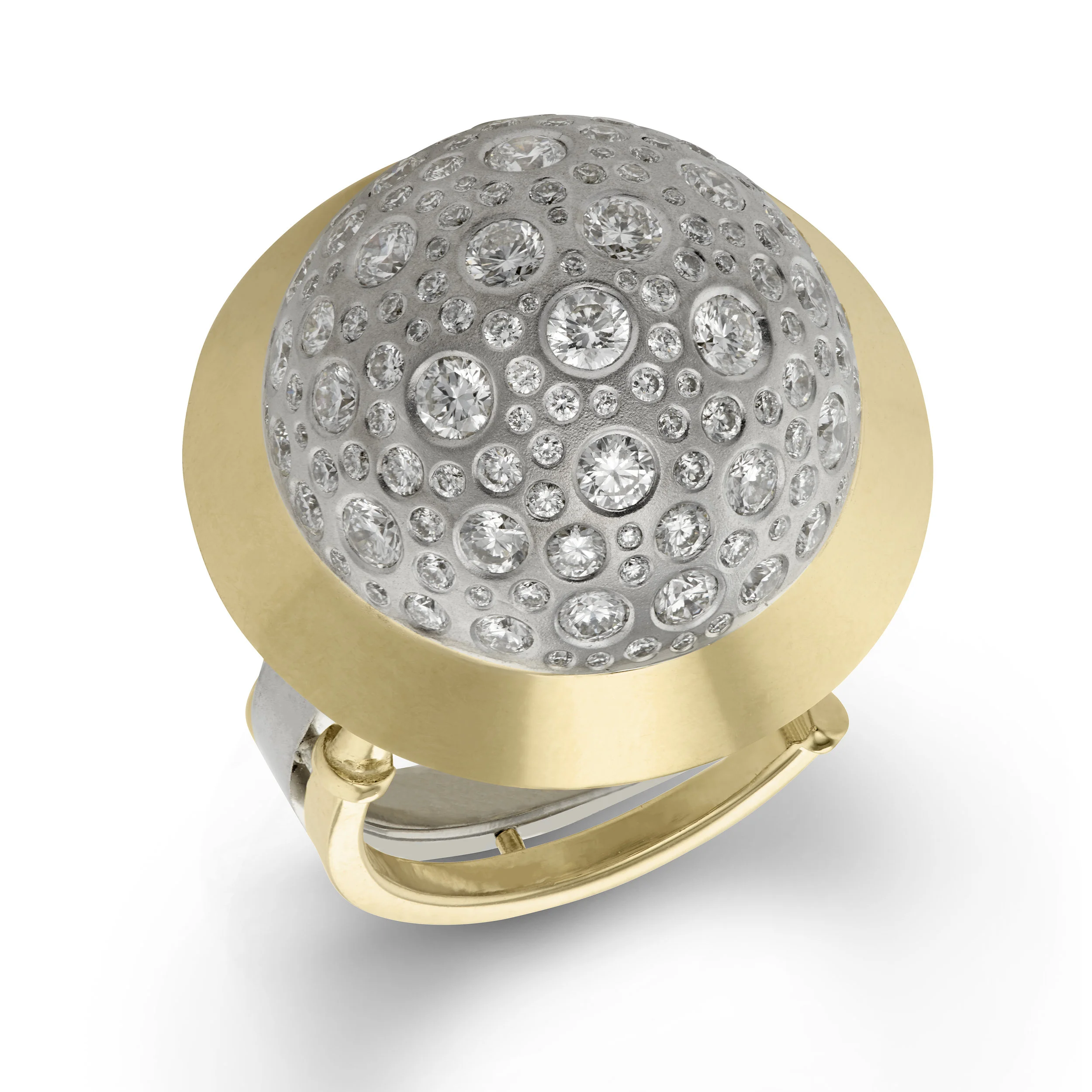 Spherical Diamond Ring
