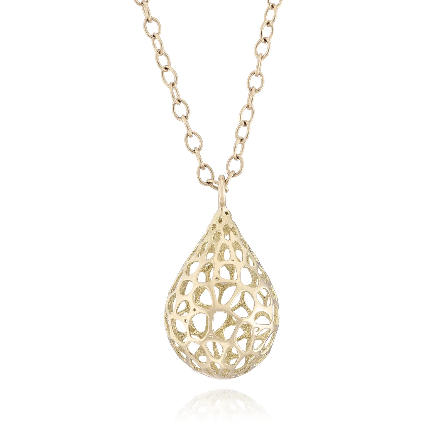 Tear Drop Charm Necklace