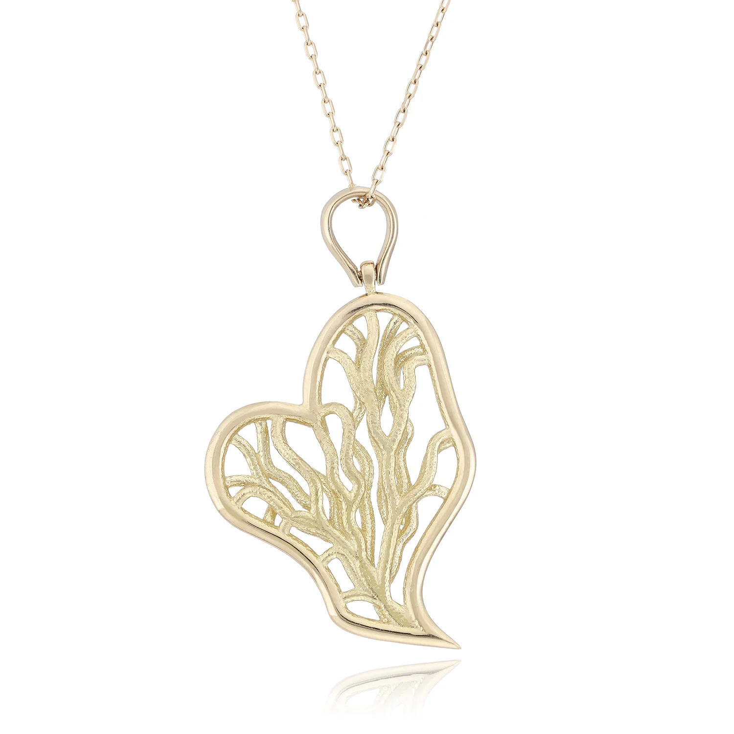 Melting Heart Charm Necklace