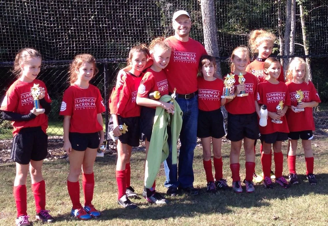 L to R: Emily Condon, Abby Short, Grace Mitchell, Noelle Whitener, Coach, Sophie Goller-Deitsch, Payton Smith, Mya Behrens (back), Haleigh Willey, Ciara Duffy, Sara Grace Brown (not in photo) 