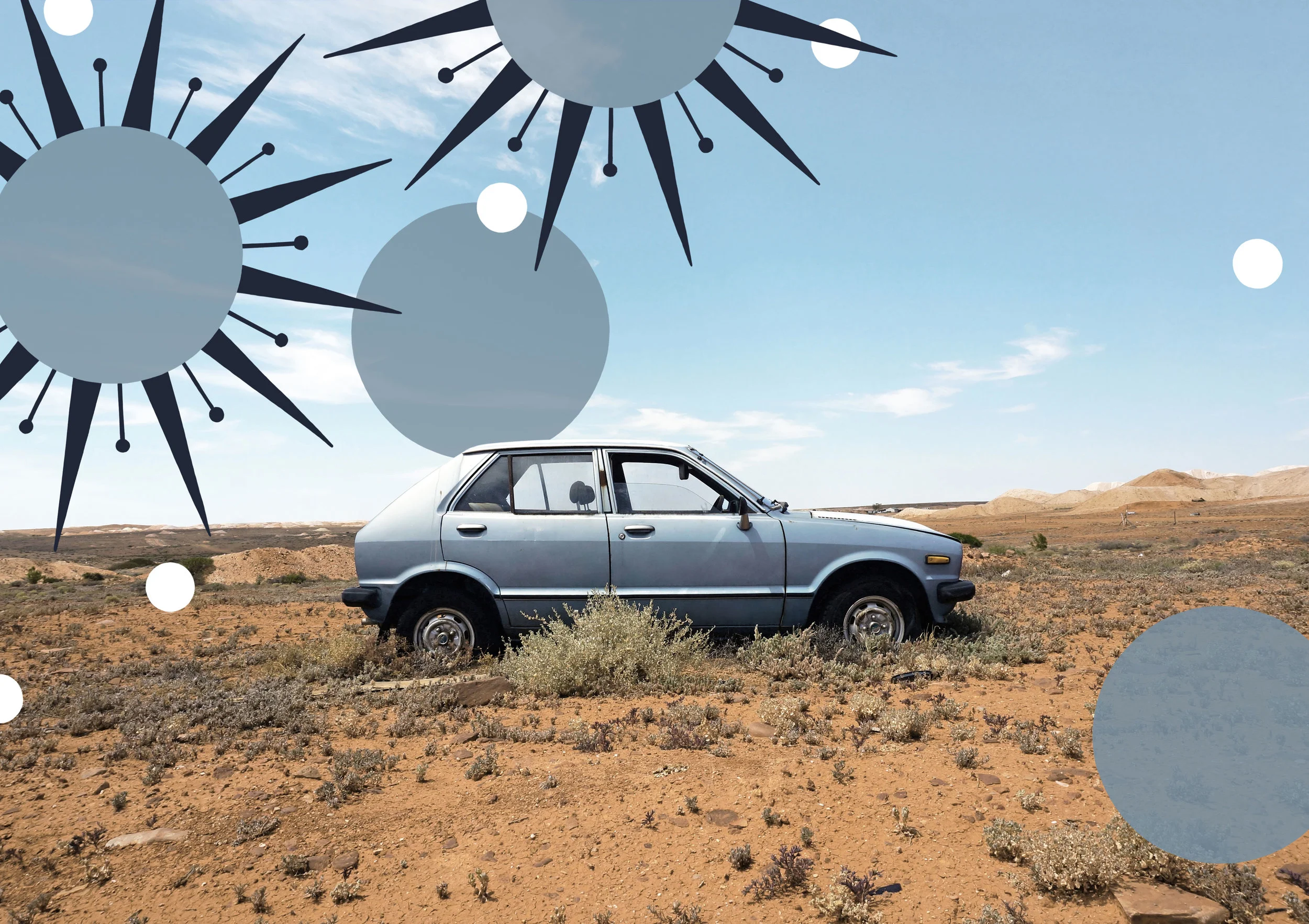 TREASURE and FADE- A2 Mixed Media Artwork