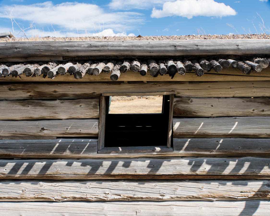Cunningham Cabin, detail.