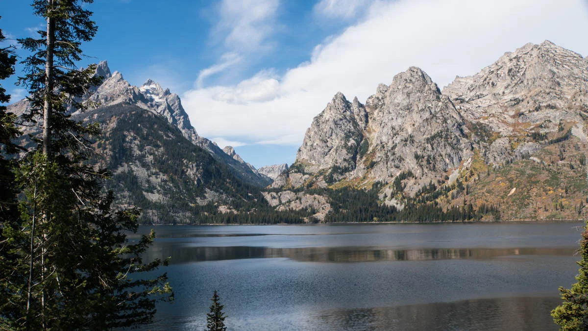 Lake Jenny , at the foot of Cascade Canyon.
