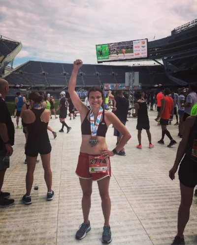 I got to run. I got to finish. I even get to hope for a 'next time!' For that I am grateful!