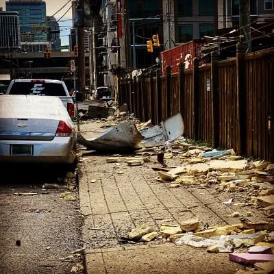 Making pearls out of sand, or tornado diaries