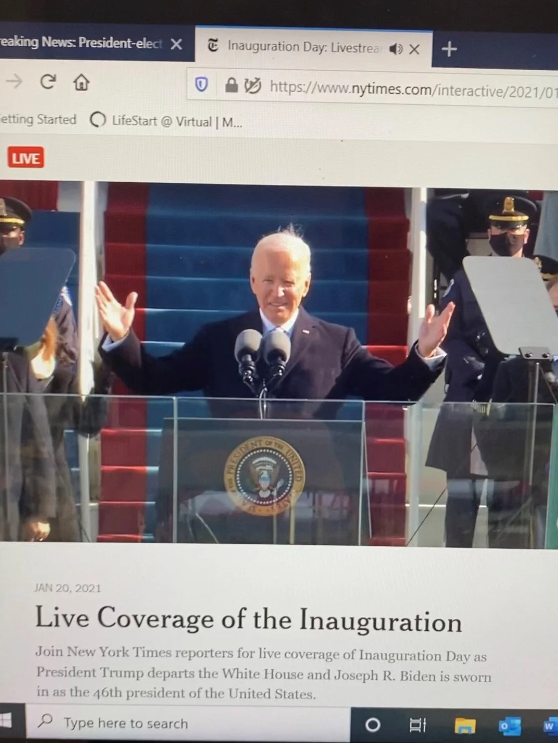 The Inauguration - My Feelings