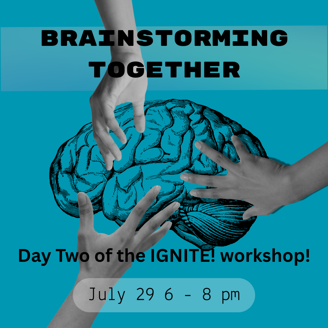 IGNITE! A Writing Camp for Adults (Day 2: Brainstorm Together)