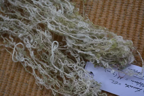 English Leicester compared to mohair boucle