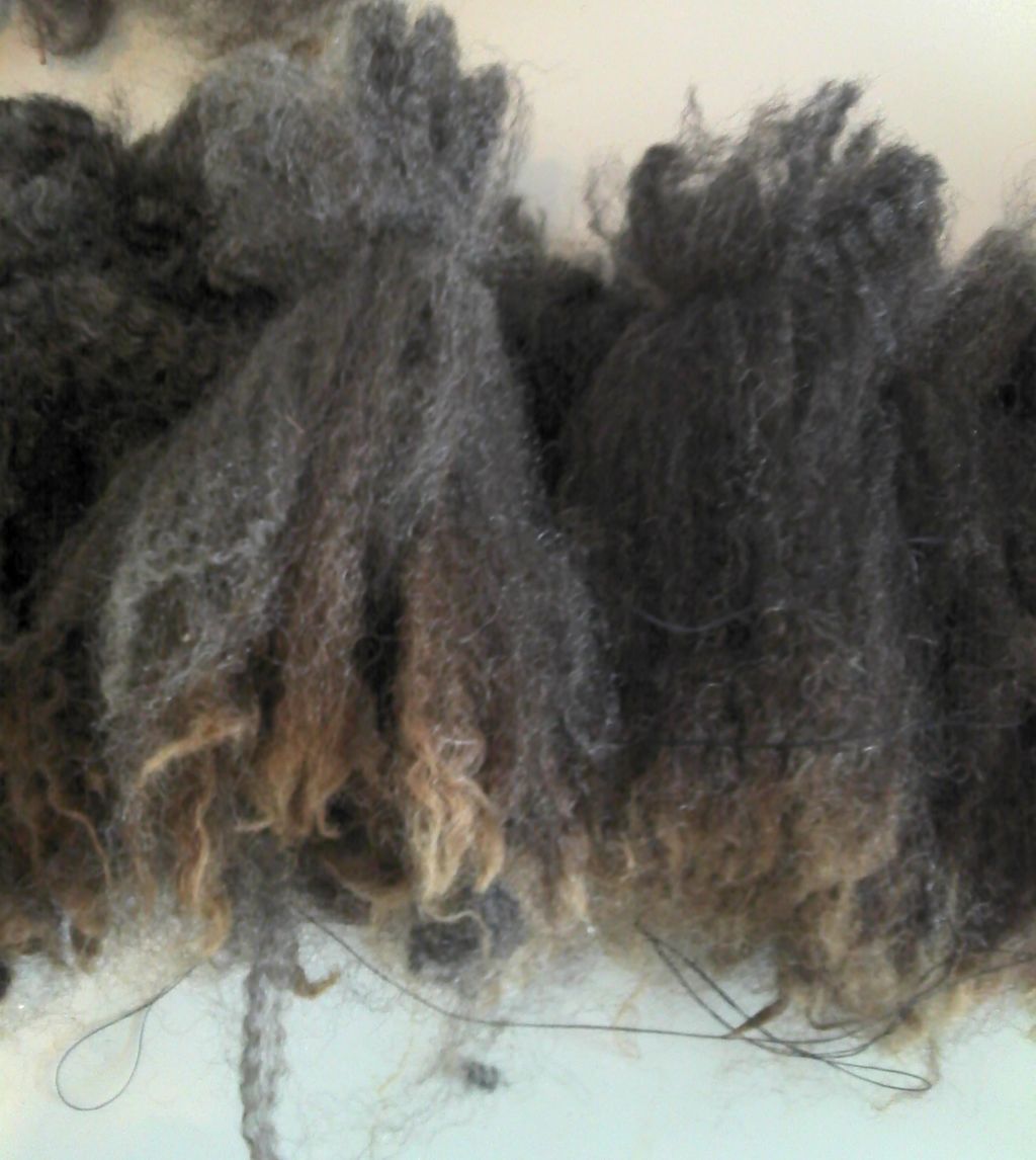 Step 3 - Locks tied into small, manageable batches.