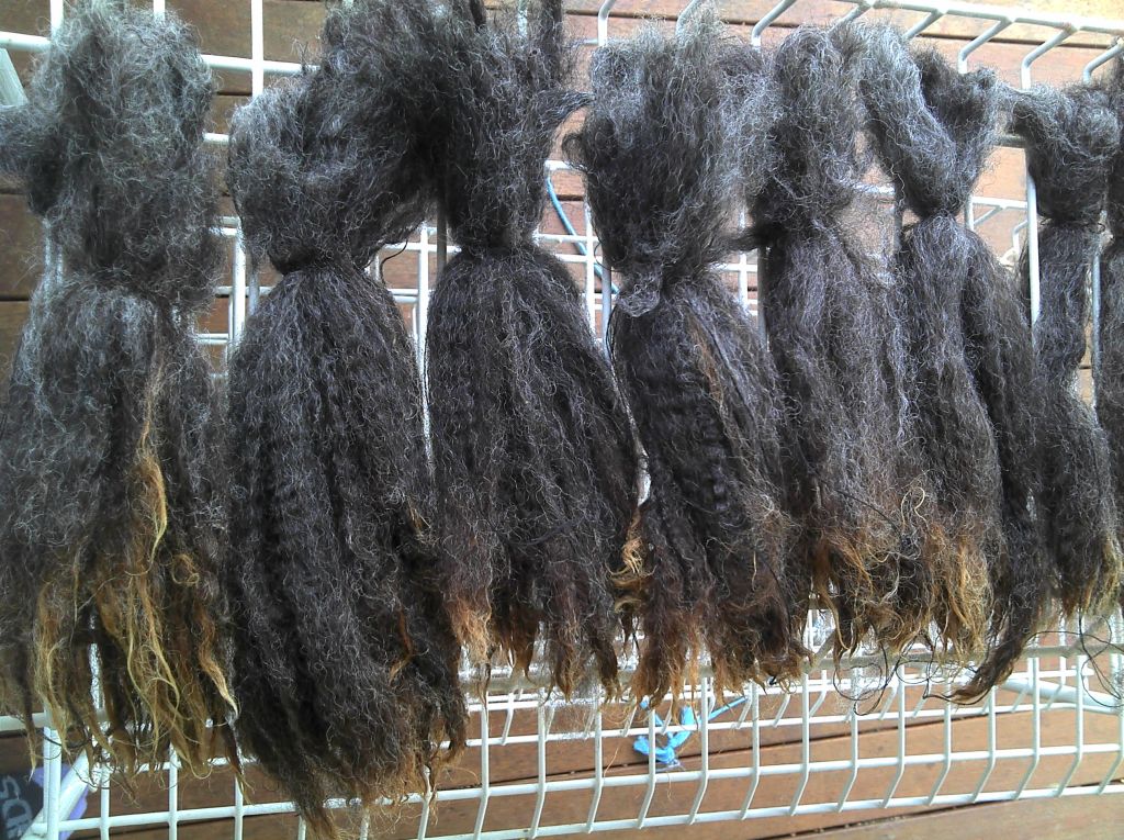 Step 5 - Leave locks to dry in a sheltered place.