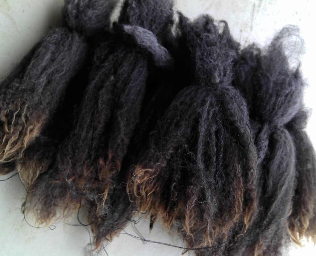 Step 6 - Dried locks ready to go!