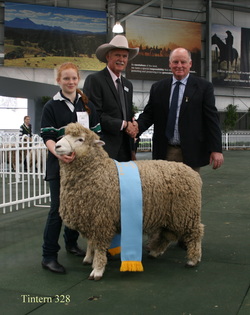 Tintern student receiving prize for Romney