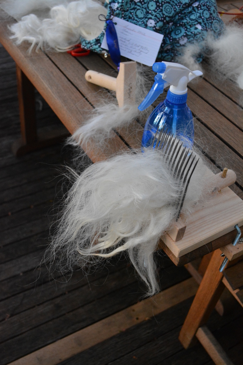 Lincoln locks being combed