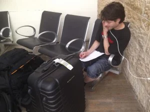 Joel on the phone.