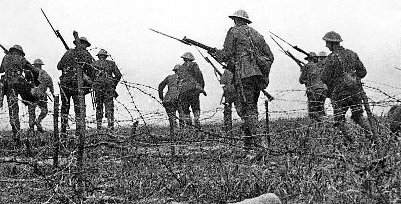 The Somme: Over 19,000 British soldiers were killed on the first day of this offensive, July 1, 1916