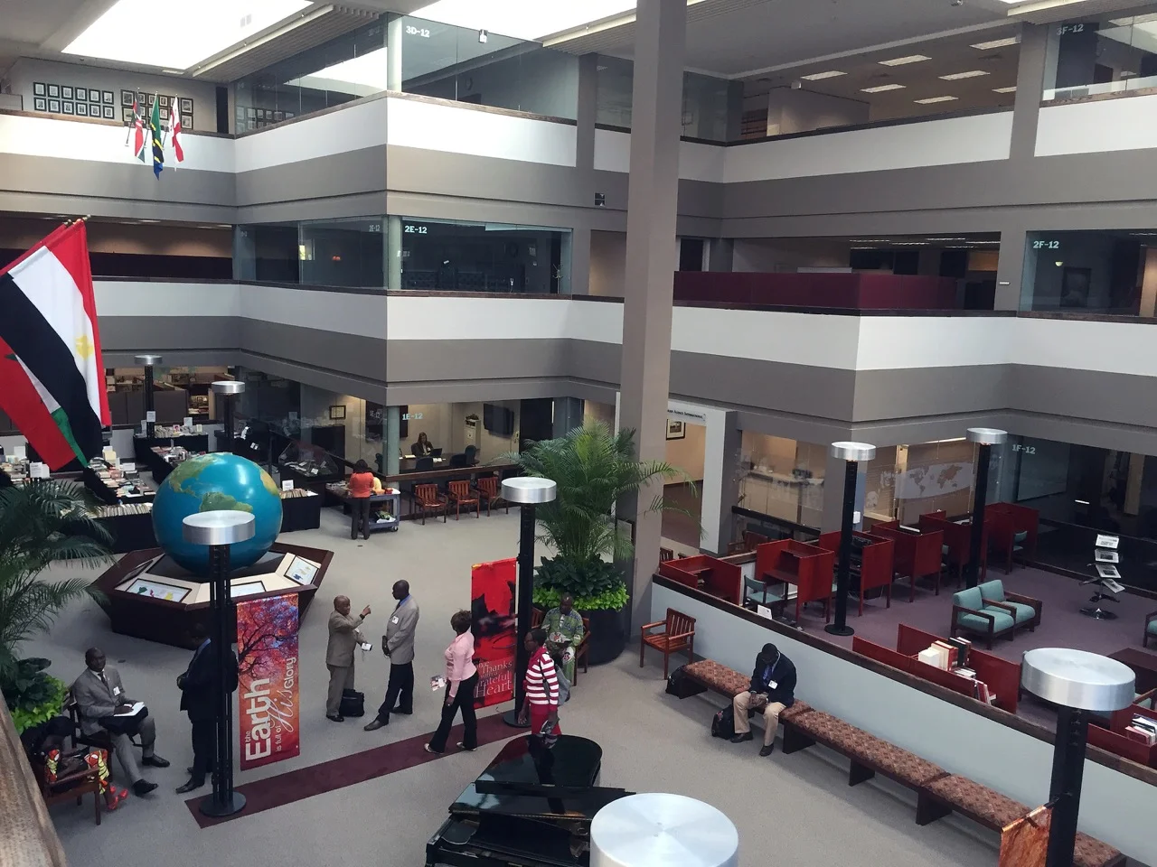 Inside the Seventh-day Adventist Church world headquarters.