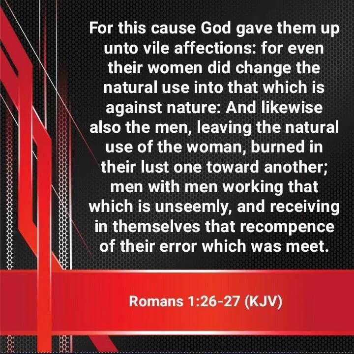 Romans 1 26 27 Under Attack Advindicate