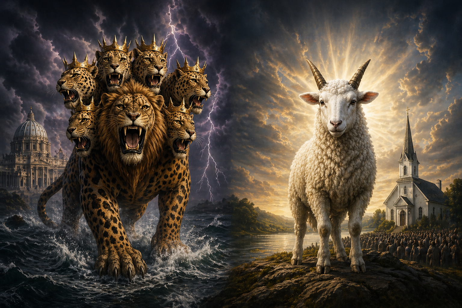 CLASH OF THE TWO BEASTS