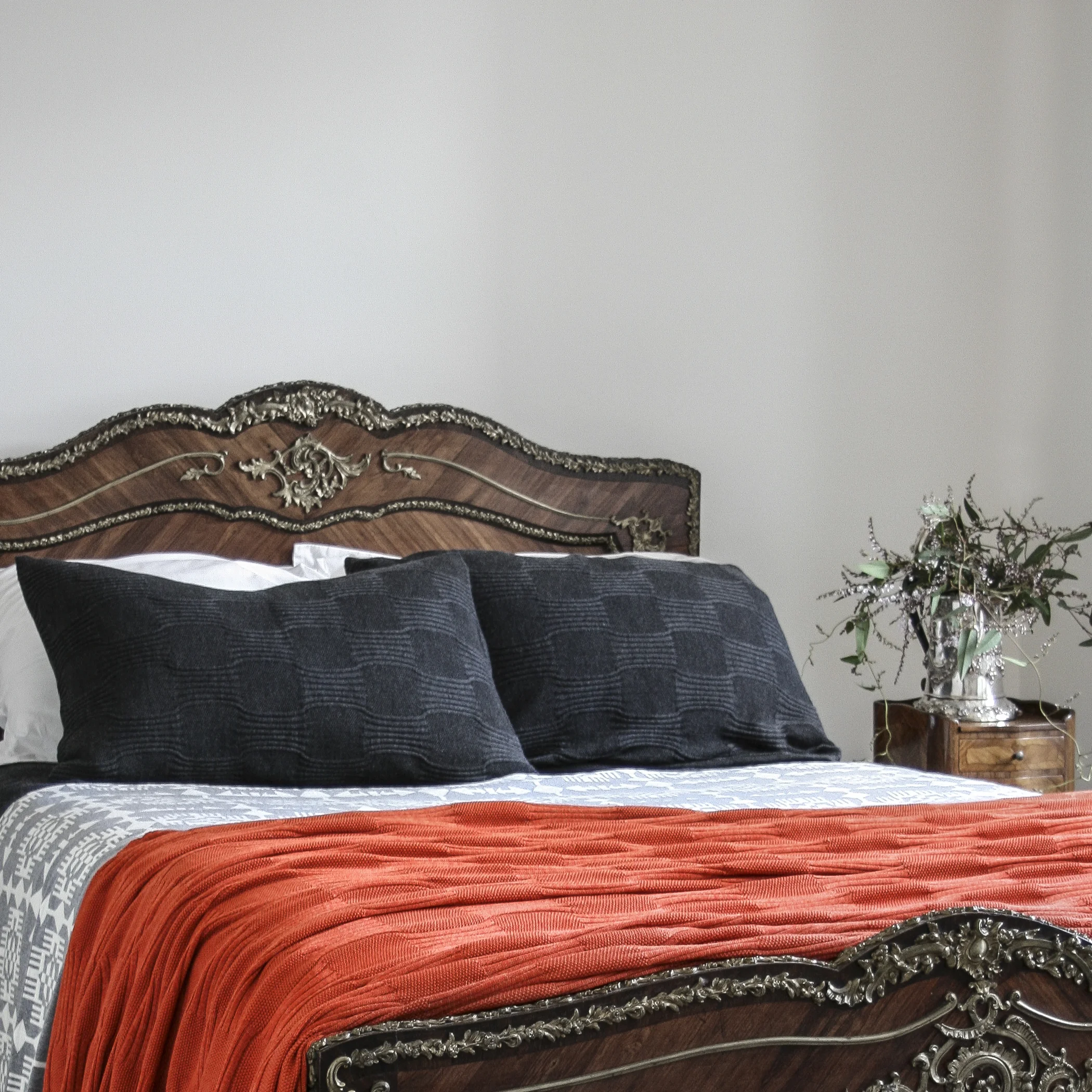 SG975 SOFA THROW knitted superfine merino