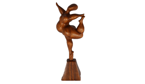 abstract wood carving happiness and joy.GIF