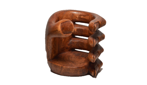 hand carved wine holder.GIF