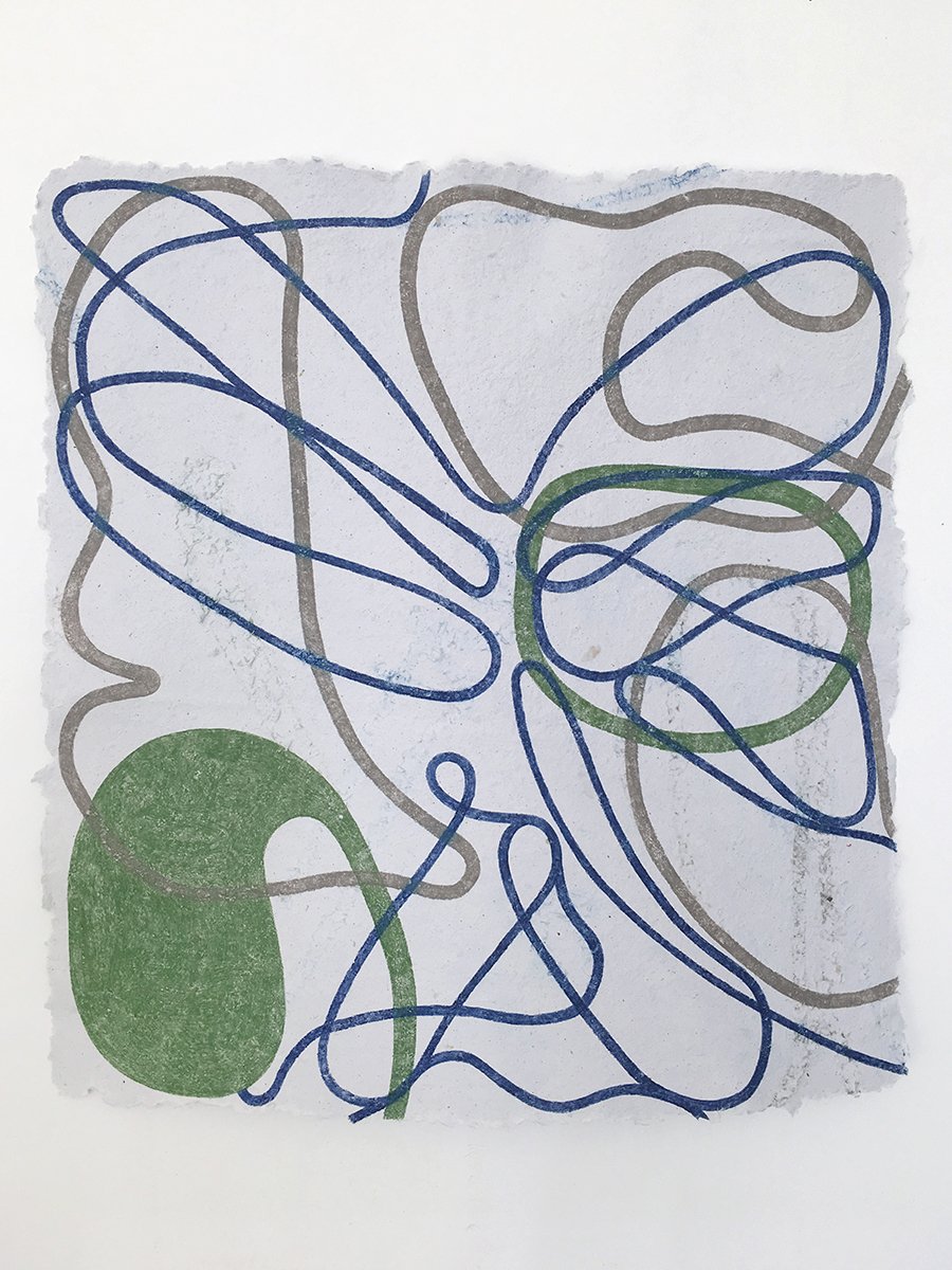 Untitled (Blue Lines)
