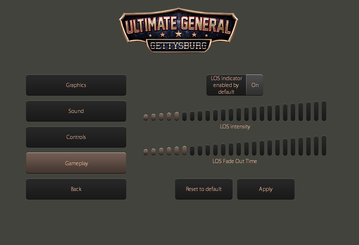 Now you can adjust the units' LoS intensity and duration from the settings. By default it is ON. You can disable this function and trigger it only when you press for about 1 sec on a unit.